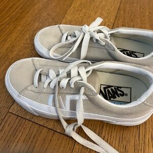 Van’s beige suede sneakers